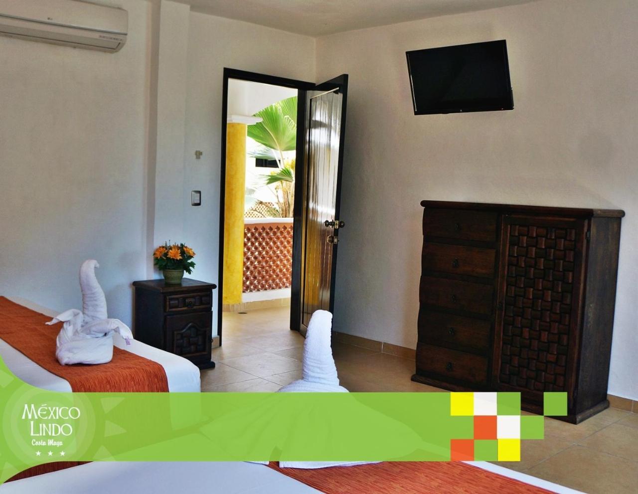 Hotel Mexico Lindo Mahahual Exteriér fotografie